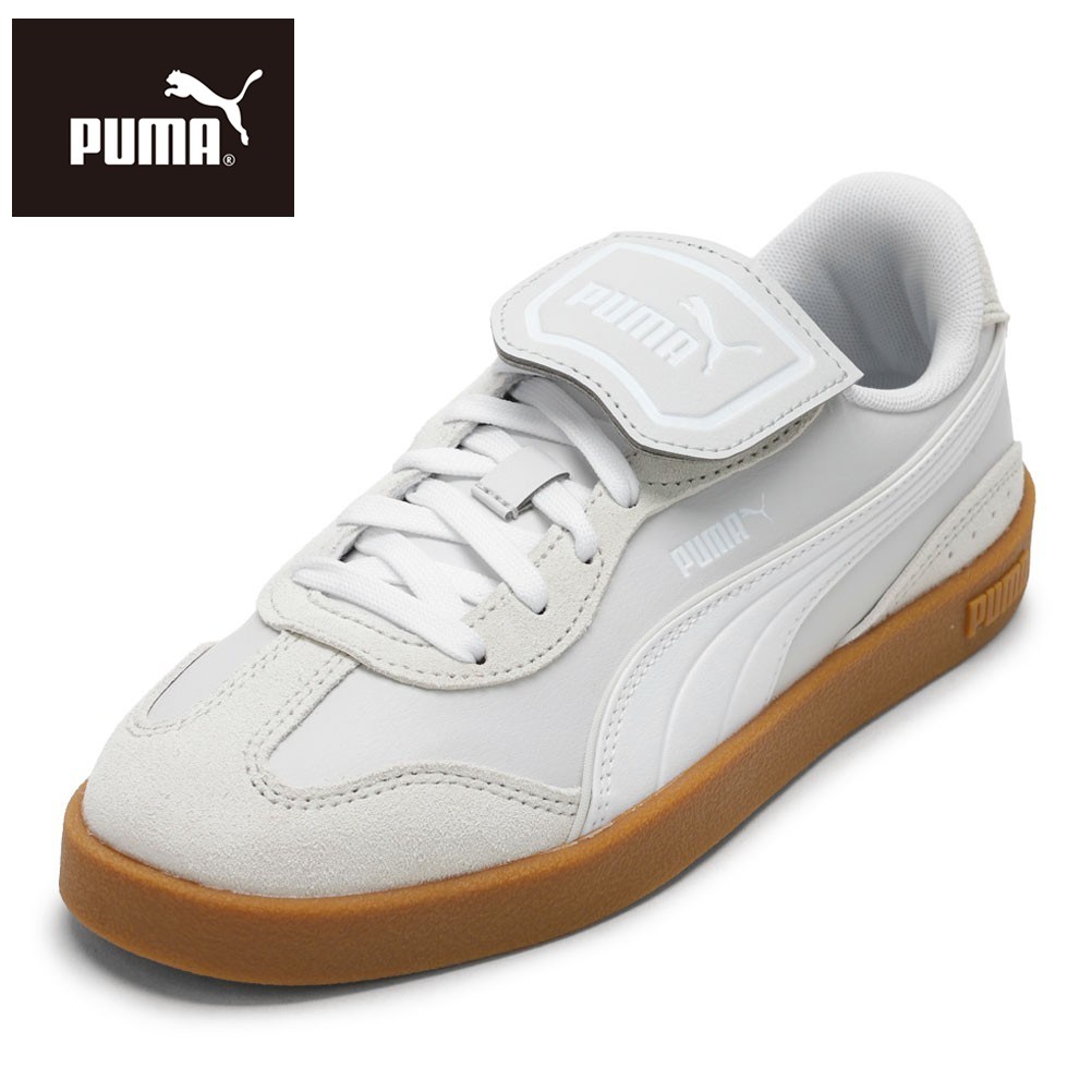 プーマ PUMA 407405.02L レディース靴 靴 シューズ 2E スニーカー PUMA CLUB アズーラ LS レザー スエード ローカットスニーカー 人気 ブランド グレー×ホワイト
