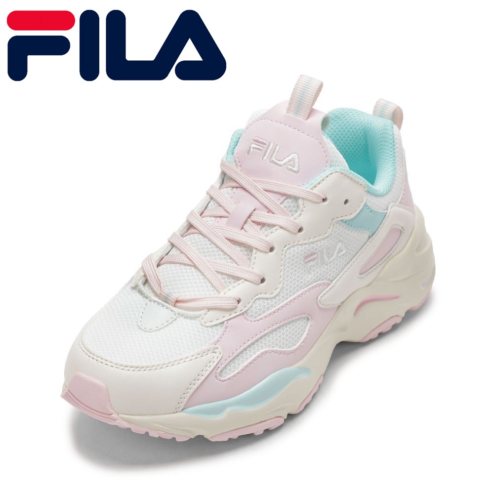 【全品P5倍！6日～9日まで】フィラ FILA FM0101002102 レディース靴 靴 シューズ 2E スニーカー RAY TRACER 厚底 ローカットスニーカー 人気 ブランド ホワイト×ピンク