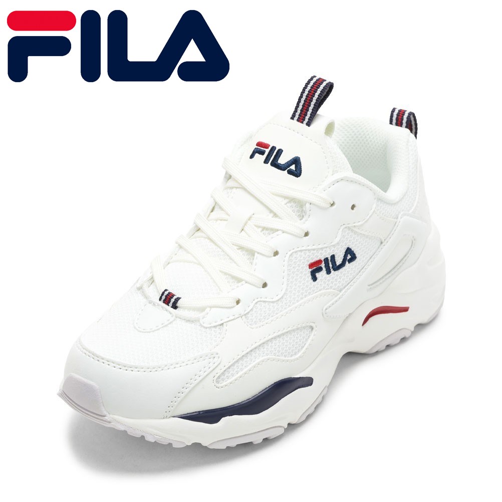 【全品P5倍！6日～9日まで】フィラ FILA FM0101002100 レディース靴 靴 シューズ 2E スニーカー RAY TRACER 厚底 ローカットスニーカー 人気 ブランド ホワイト×トリコロール