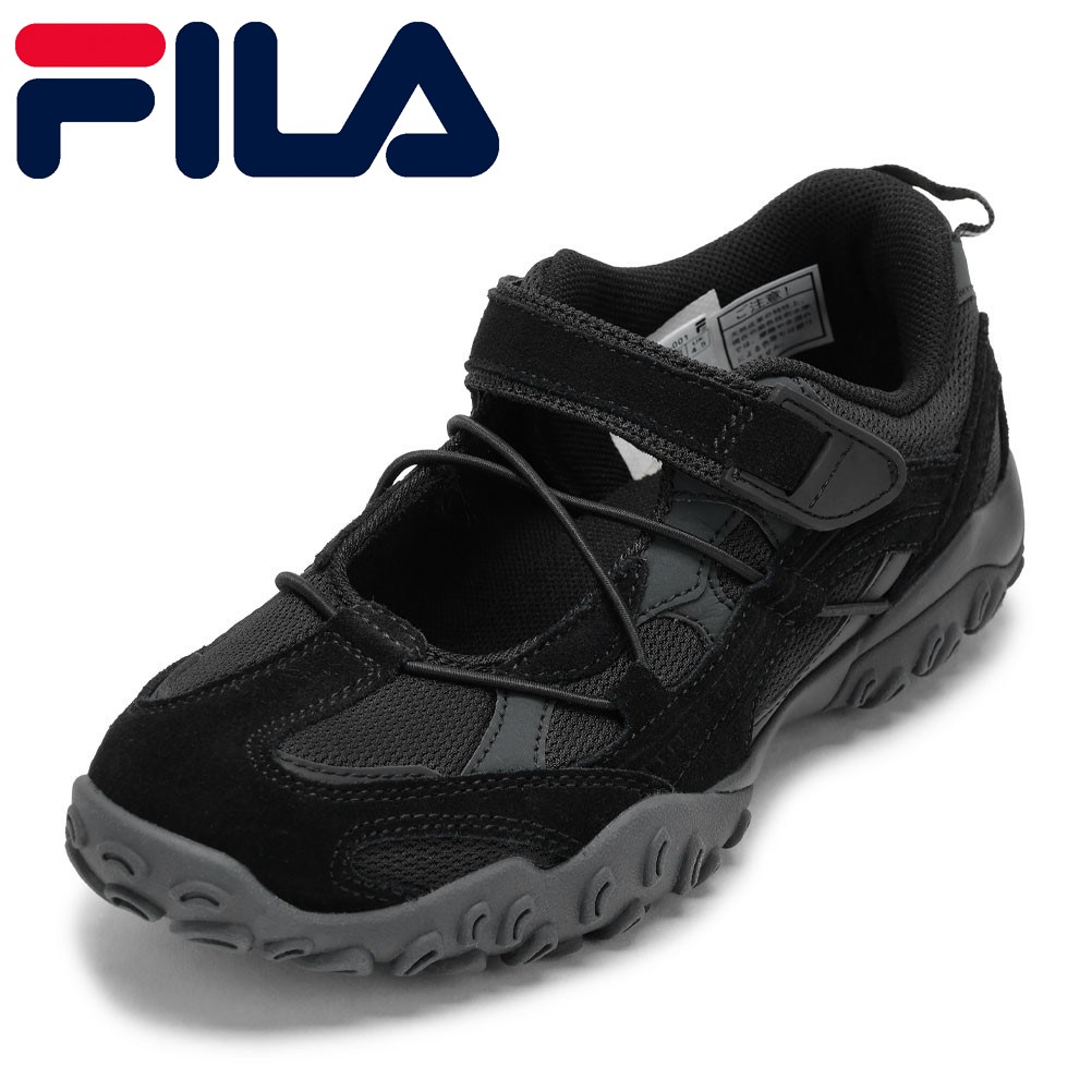 フィラ FILA F1XM02368001 レディース靴 靴 シューズ 2E スニーカー バレエ シューズ 通気性 F/ECHAPPEVCV2 面ファスナー ローカットスニーカー 人気 ブランド ブラック