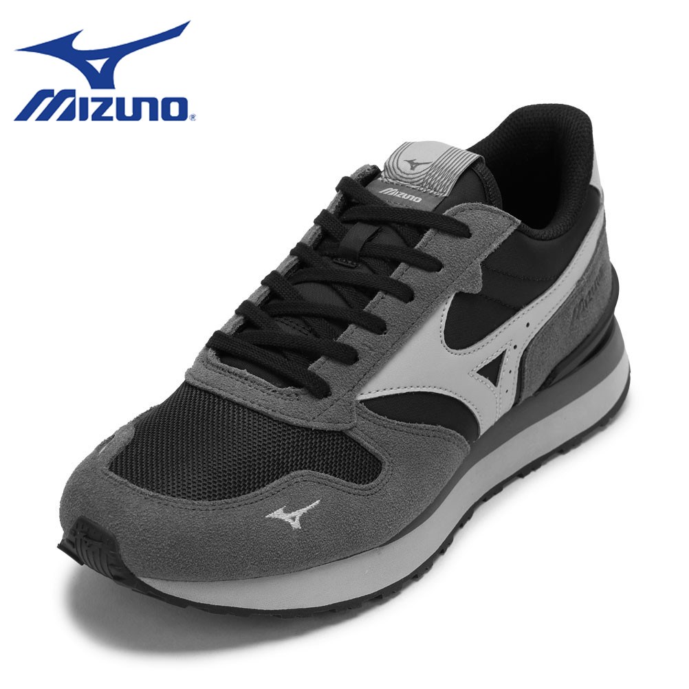 ミズノ MIZUNO D1GA235231 メンズ靴 靴 シューズ 2E スニーカー ランニング シューズ 厚底 RB87 ローカットスニーカー 人気 ブランド ブラック×グレー