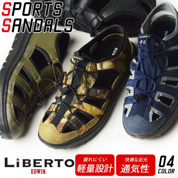 Limited Time [10x Points] [Free Shipping] Liberto Edwin Liberto Edwin Sandals Men's Sports Sandals Lightweight Mens Sandals Comfort Sandals Outdoor Sandals Beach Sandals Aqua Shoes Non-slip Shoes Mens Shoes/