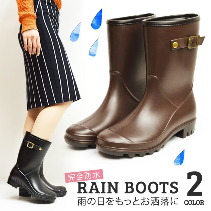 楽天市場 レインブーツ レディース ブーツ ショートブーツ エンジニアブーツ 美脚 防水 防滑 レディース シューズ 雨靴 レインシューズ スノーブーツ メンズ スノーシューズ 長靴 脚長 ミドルブーツ ラバー 婦人靴 レディース靴 1 あす楽対応 21 春新作