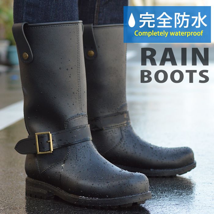 Shoe Square Trend Latest In Rain Boots Men Waterproofing Long