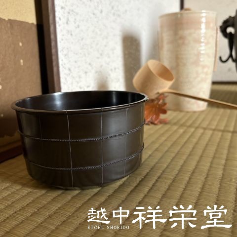 楽天市場】金谷宗林作 高岡 毛織建水鉄鉢 古手色 木箱入り 茶道具 : 越