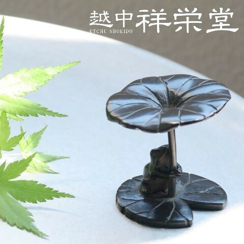 楽天市場】【茶道具】【蓋置】【送料代引手数料無料】 唐銅蓮に