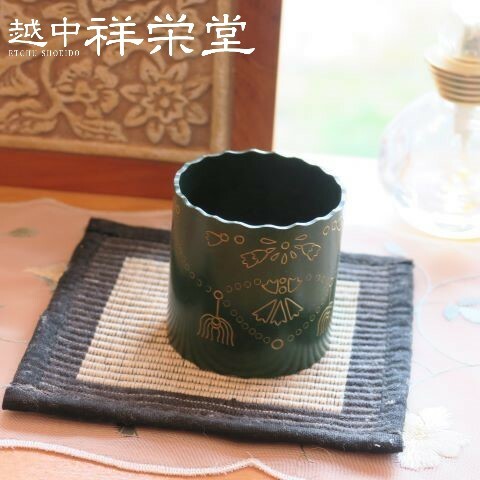 楽天市場】金谷宗林作 高岡 唐銅花入経筒（大）焼青銅色 木箱入り