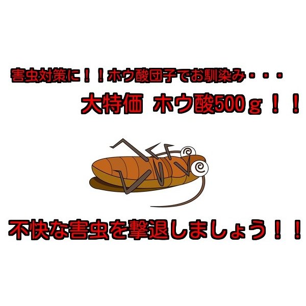 楽天市場 ホウ酸 500ｇ 粉末 送料無料 昭栄薬品楽天市場店