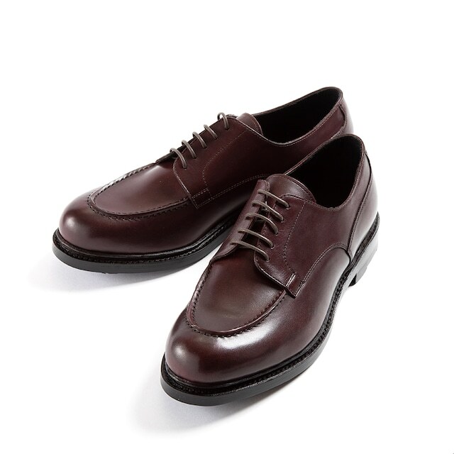 【★ポイント10倍！7/26 1:59まで！ 8/1～ 価格改定対象】SHOEISM 1601 [UTip Derby] BORDO CALF シューイズム Uモカ Uチップ ノルウィージャン ビジカジ オフィスカジュアル メンズ ビジネスシューズ｜SHOEISM
