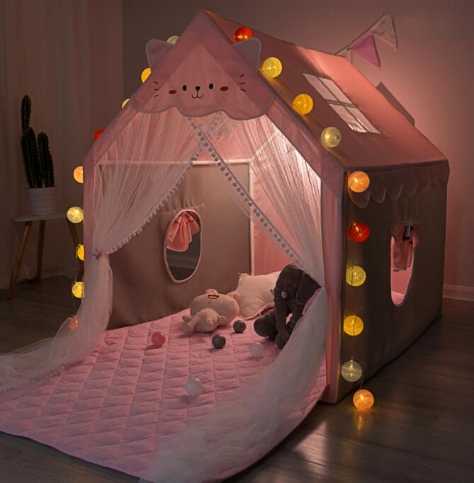 送料無料 子供テント 子供部屋 超可愛い フロアマット付き 男の子 女の子 プリンセステント プレイテント クリスマス 誕生日プレゼント キッズテント ままごと テントハウス プレイハウス おもちゃ テント 室内室外 キッズテント 睡眠テント ハウス 知育玩具 創造力
