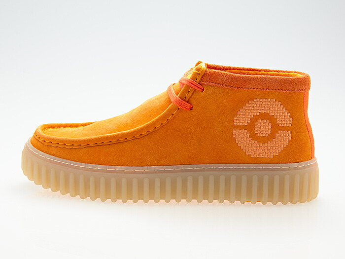 クラークス CLARKS ORIGINALS TORHILL x POKEMON ポケモン コラボ ヒトカゲ TORHILL EXPLORE トーヒル エクスプローラー ORANGE SUEDE オレンジスエード #26177515画像