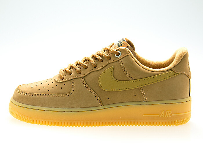 ナイキ NIKE AIR FORCE 1 \u002707 WB 大気圏 フォース 1 置き目 \u002707 FLAX/WHEAT/GUM LIGHT BROWN 流束/ウィート/赤銅色 #CJ9179-200