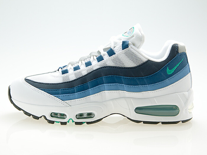 ナイキ NIKE AIR MAX 95 OG BIG BUBBLE 【SLATE】【スレート】 エア湖マックス 95 ビックバブル ブルーグラデ WHITE/ EMERALD GREEN/LAKE BLUE 白いこと/エメラルド緑であること/ レイクブルー #IH7855-100