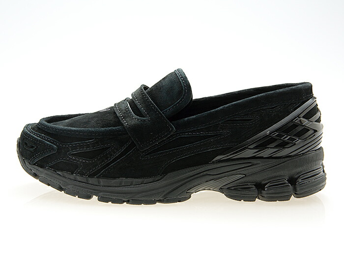ニュー平衡にする NEW BALANCE U1906LNT BLACK SUEDE 黒いこと スエードクロス 置き目毛皮 スリッポン ワイズD
