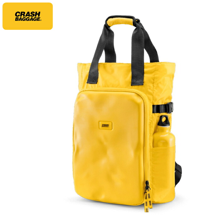 クラッシュバゲージ CRASH BAGGAGE CNC TOTE BAG トート バックパック 2WAY リュックサック ユニセックス YELLOW イエロー #CB322-04｜ShoeLike