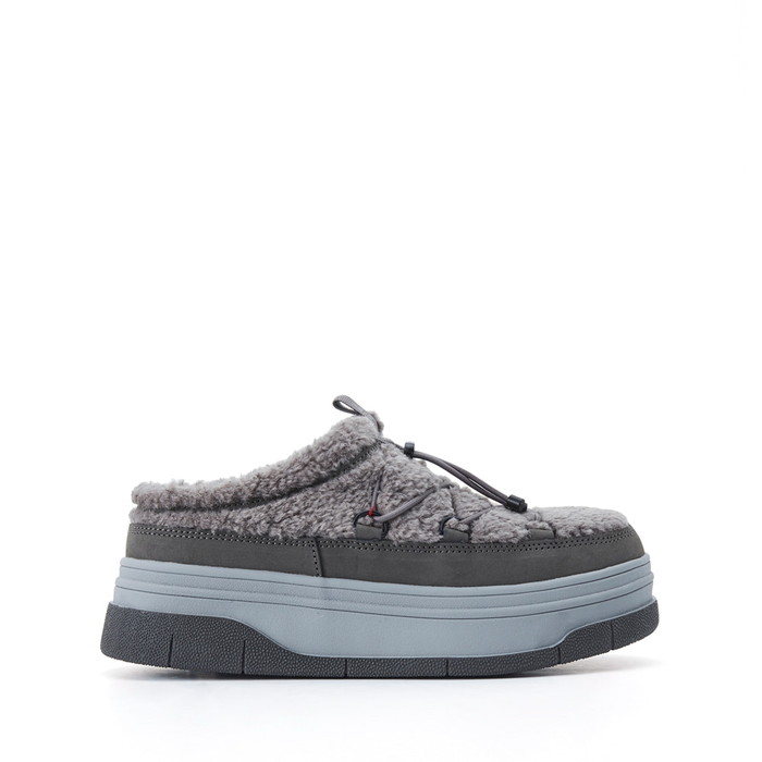 パジャール PAJAR JULES シアリング ミュール WINTER MULES レディース ウィンターサンダル WATERPROOF 防水 防寒 スリッポン ANTHRACITE アンスラサイト グレー #PJR-S01184-ATC｜ShoeLike