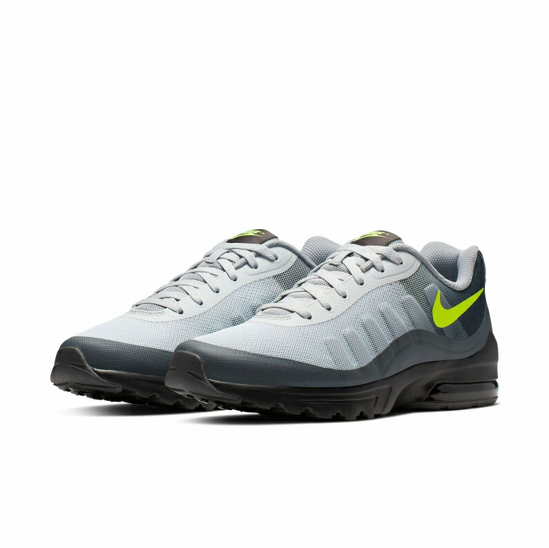 ナイキ NIKE メンズ スニーカー ナイキ エア マックス インビガー CD1515 004 NIKE AIR MAX INVIGOR ブラック/ボルト/ダークグレー/クールグレー｜靴のシューマート