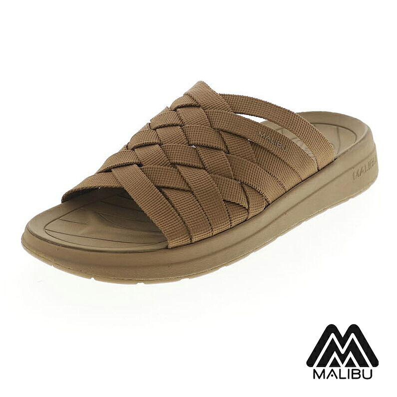 マリブサンダルズ メンズサンダル スライドサンダル カジュアル スリッポン MALIBU SANDALS ZUMA コヨーテ MS02-0070