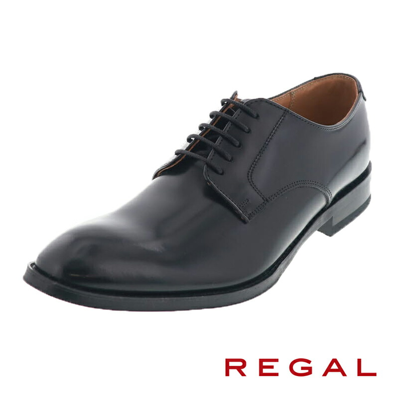 REGAL リーガル メンズ ビジネスシューズ プレーントゥ 810R AL 紳士靴 革靴 日本製 2E 本革 黒 ブラック 24.5cm～27.0cm