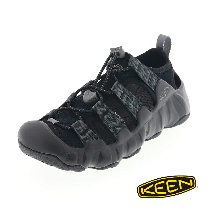 KEEN キーン ウィメンズ ハイパーポート エイチツー サンダル レディースシューズ 1028657 Black/Steel Grey ブラック|靴のシューマート