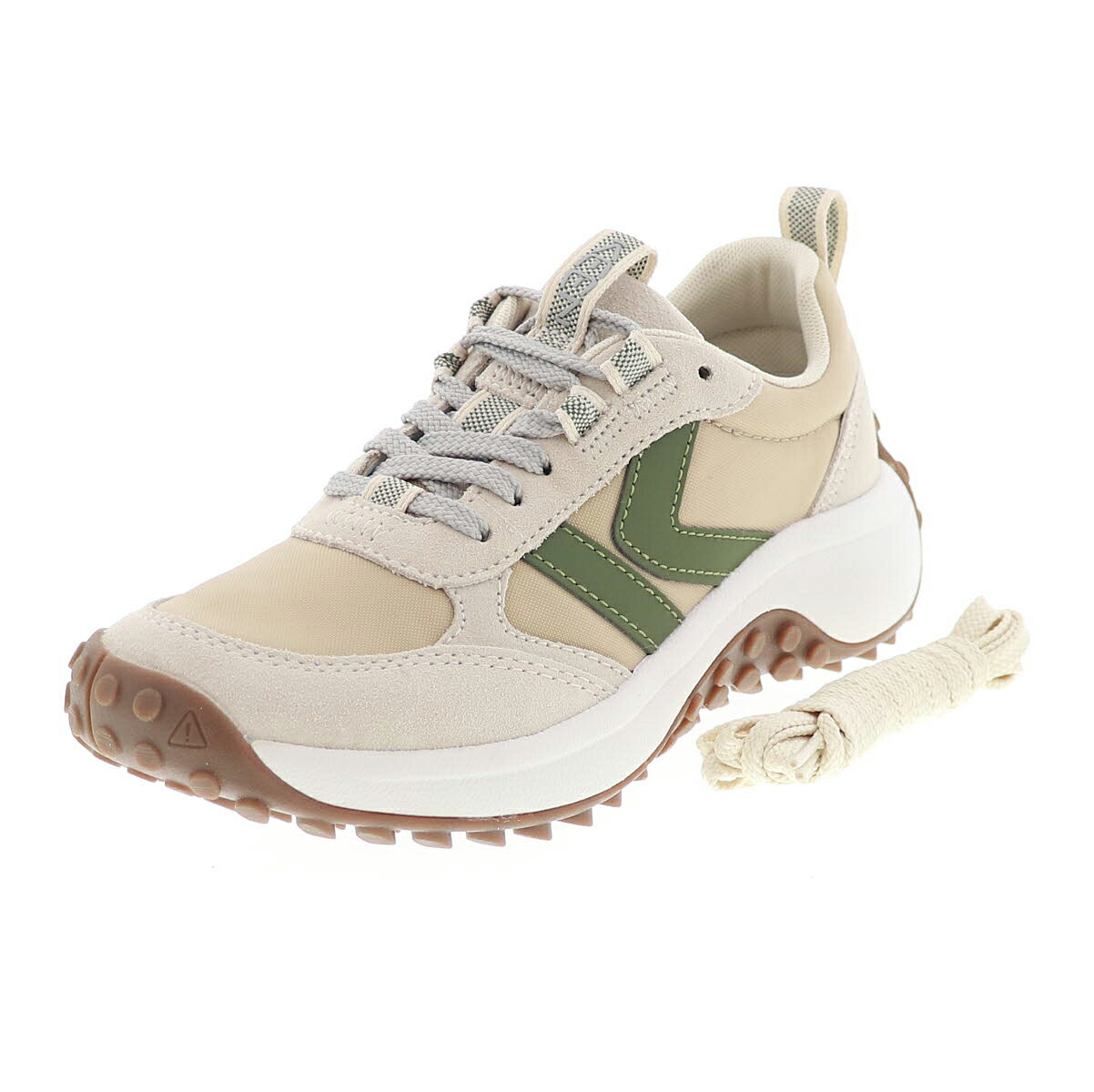 KEEN キーン レディーススニーカー ローカット ケーエス86 KS86 1031093 Birch/Safari バーチ/サファリ レザー メッシュ 替え紐付き