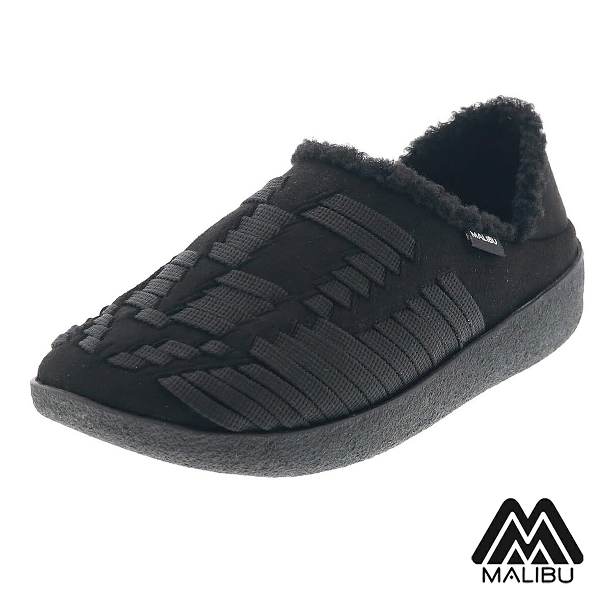 マリブサンダルズ レディース 2WAY スリッポン 秋冬 あったかボア MALIBU SANDALS THUNDERBIRD CONVERTIBLE BLACK/BLACK ブラック MS22-0038|靴のシューマート