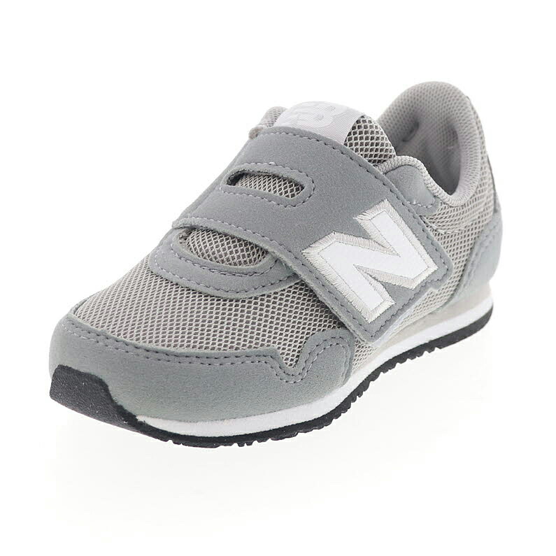 NB 323 ニューバランス キッズスニーカー ベビーシューズ 子供靴 運動靴 W幅 ベルクロベルト メッシュ IV323GR グレー 新作 13.0cm～16.5cm