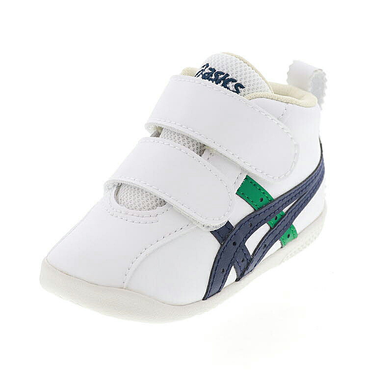 asics アシックス SUKU2 スクスク ベビー スニーカー アミュレファースト SL 1144A223-107 WHITE/DARK NAVY ホワイト×ダークネイビー