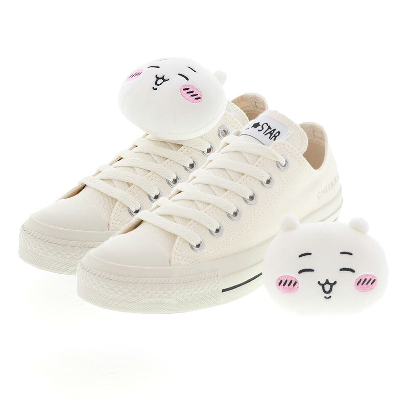 CONVERSE コンバース オールスター MC OX ちいかわ コラボ ローカット スニーカー レディース キャンバスシューズ 1SE427 ホワイト