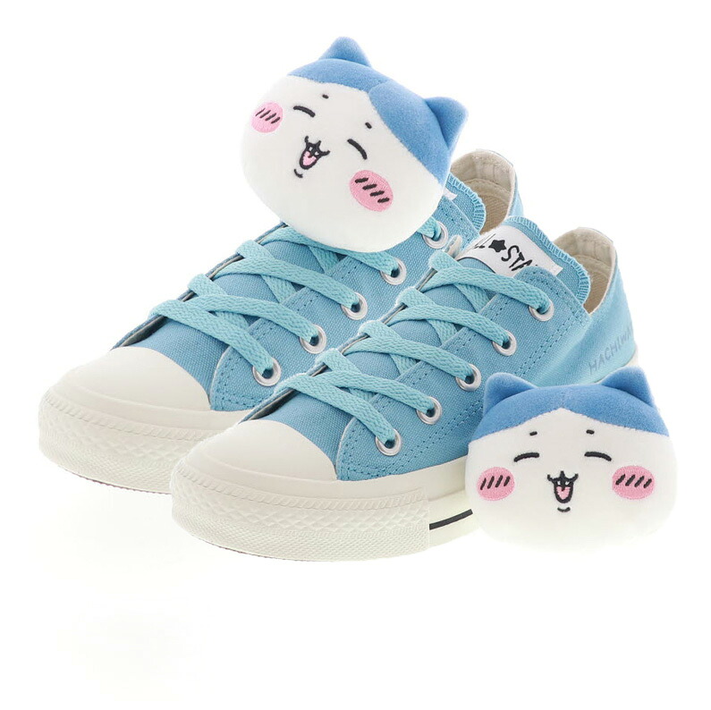CONVERSE コンバース オールスター MC OX ちいかわ ハチワレ コラボ ローカット スニーカー レディース キャンバスシューズ 1SE428 ブルー
