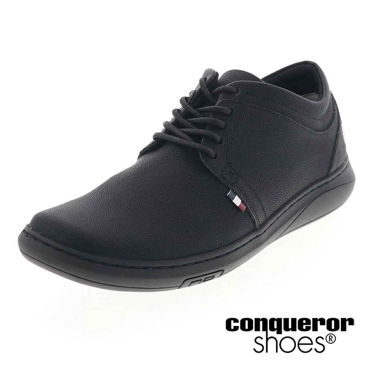 conqueror shoes コンカラー マンハッタン メンズ カジュアルシューズ チャッカ MANHATTAN EX 71970 ジャパンフィット オールブラック 黒