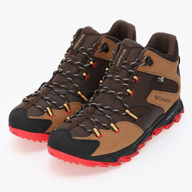 コロンビア Columbia セイバー シックス ミッド アウトドライ ワイド YI8972 287 バーク レッド スパーク Bark Red Spark SABER 6 MID OUTDRY WIDE