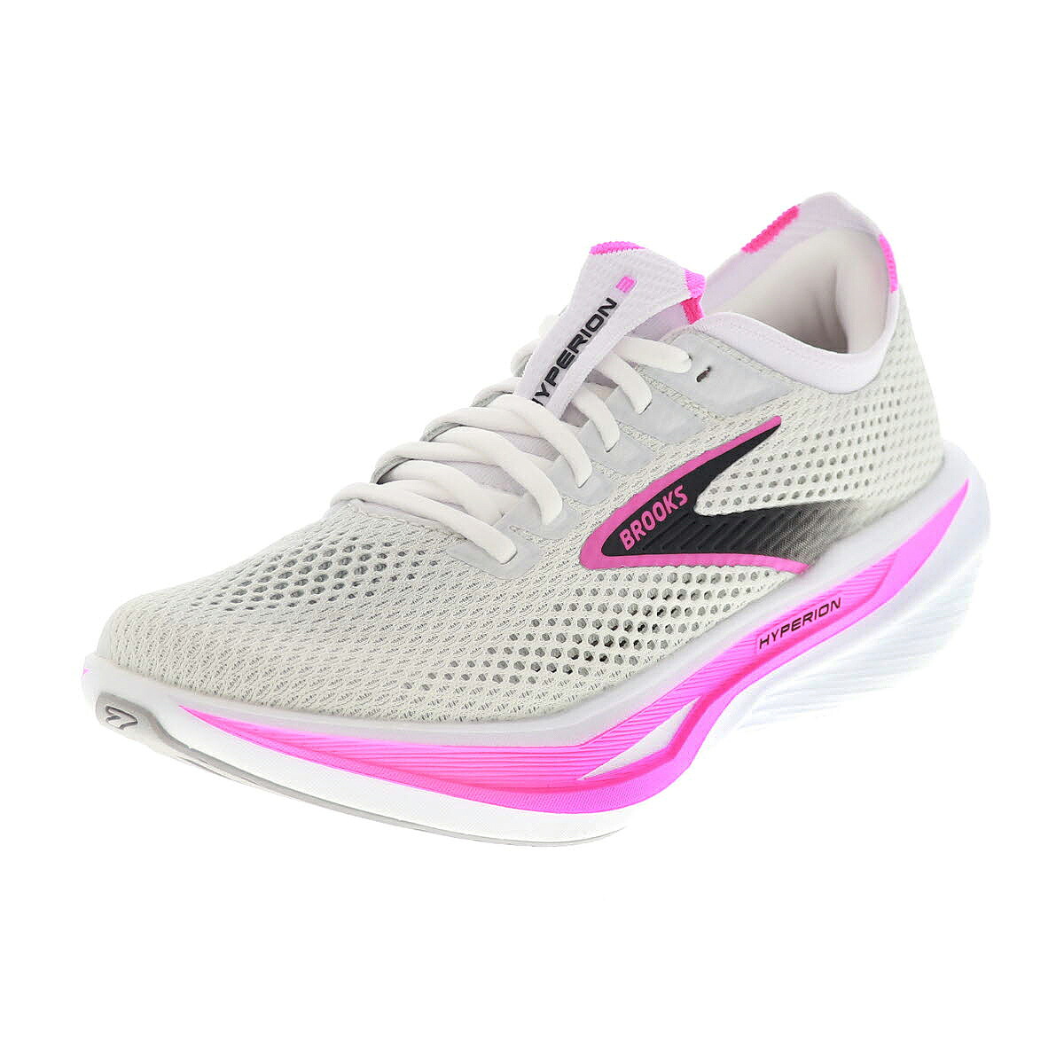 BROOKS ブルックス ハイペリオン3 レディース ランニングシューズ トレーニング レースシューズ 運動靴 Hyperion 3 BRW4532 W/P ホワイト/ピンク|靴のシューマート
