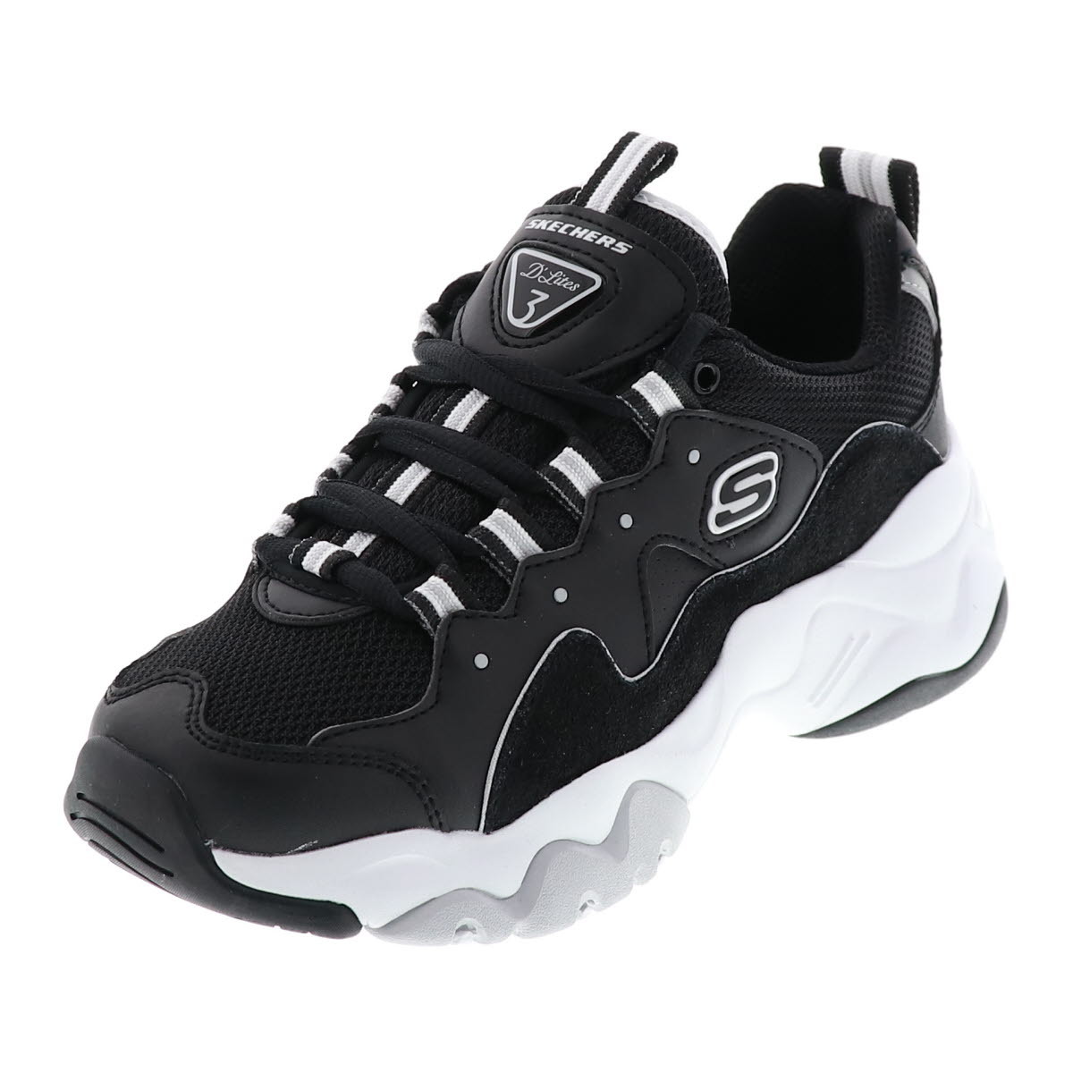 楽天市場 スケッチャーズ レディース スニーカー ローカット ダッドシューズ Skechers Dlt3 Zenway Wbrd ブラック 靴のシューマート