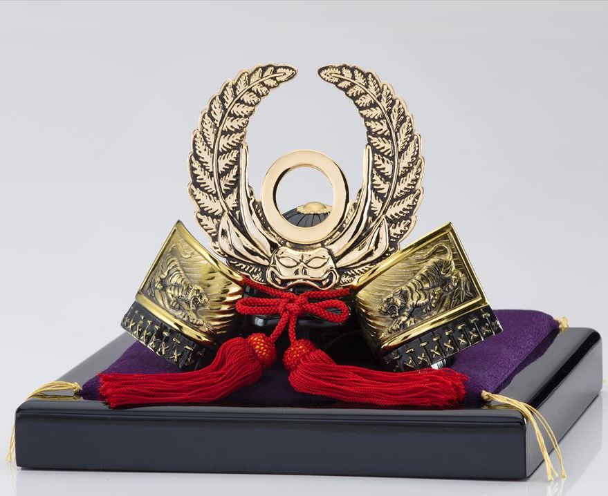 豆兜15点セット　戦国武将　兜 島津公 島津義久｜戦国武将シリーズ 豆兜 アルミ製 紙箱入【高岡