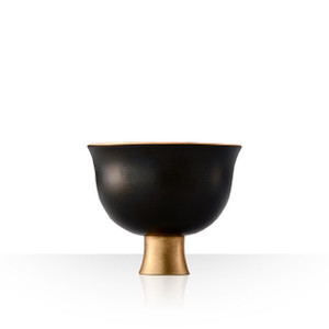 【Guinomi Sake Cup】WAN MELLOW GOLD_Kurourushi 黒漆ぐい呑み ぐいのみ ぐい飲み ぐい呑 おちょこ お猪口 おしゃれ かわいい ギフト コラボ 日本酒 山中漆器 高岡銅器 酒 酒器 贈り物 ギフト プレゼント 宅飲み 家飲み 父の日 日本製 国産
