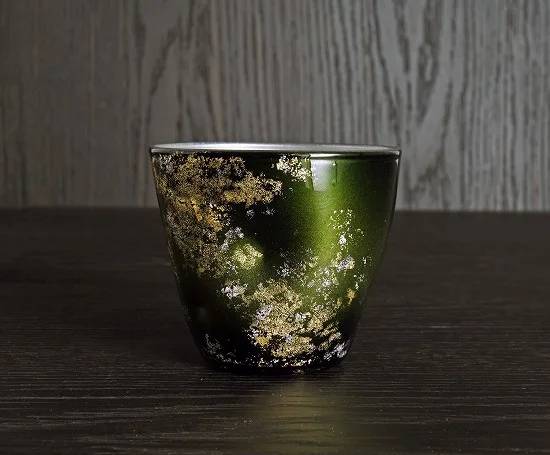 YOSHIHIKO FUJII 漆白金箔ガラスプレート2枚組 楽天市場】金銀箔ちらし