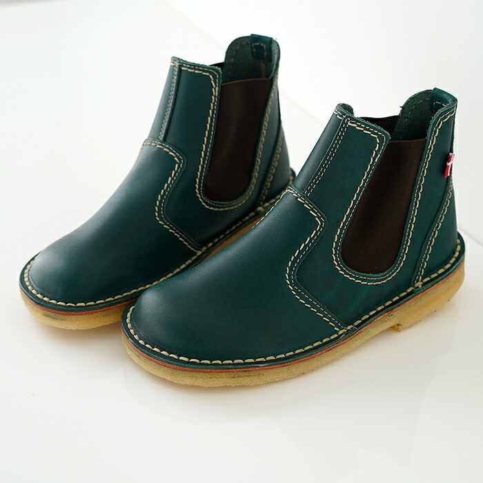 duckfeet ダックフィート サイドゴアブーツ  Roskilde 天使の都市キレ 24650 green 緑であること レディース 靴