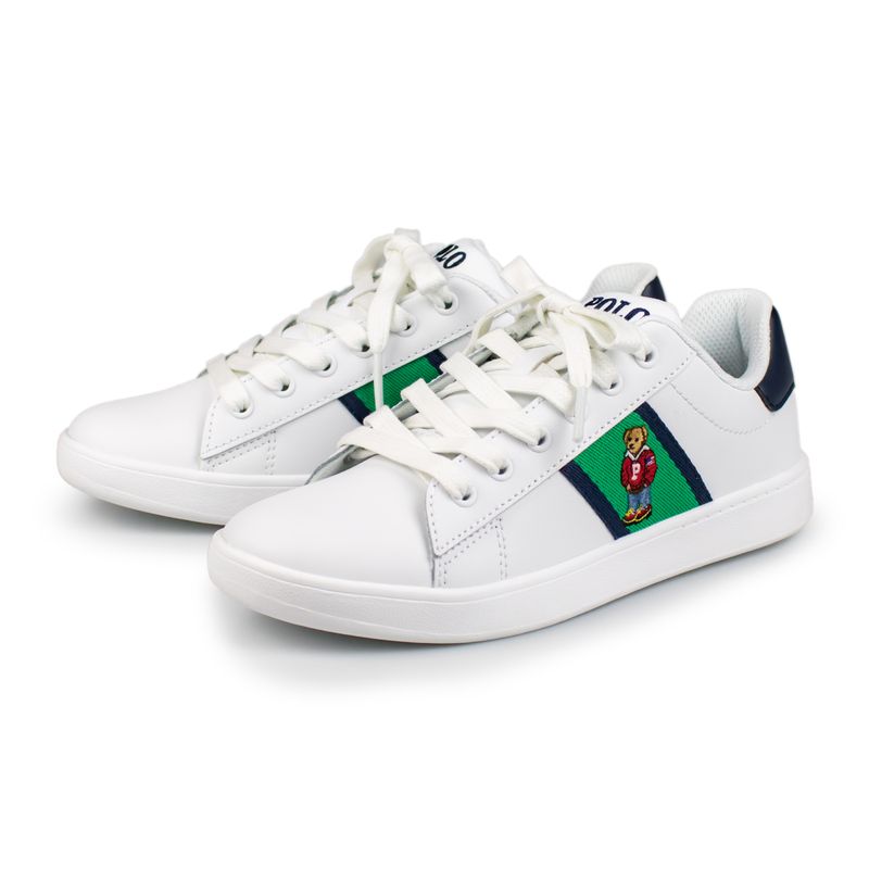 格安人気 Polo Ralph Lauren ポロラルフローレン Polo Bear Rf スニーカー ジュニア ガールズ White Green 23 24cm 靴 シューズ レディース レディス 送料無料 Tiqs Com Br