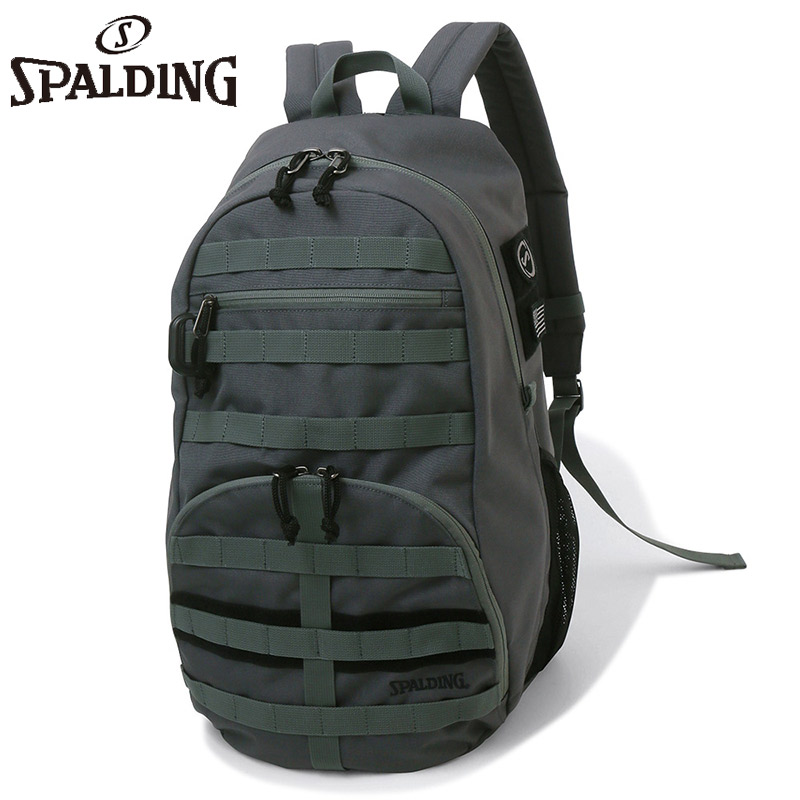 35L スポルディング スポーツ メンズ レディース ハーフデイ コマンダー ストリート グレー バスケットボール アクセサリー バッグ 鞄 グレー 灰色 送料無料 spalding 50-015|シューズ愛ランド 店