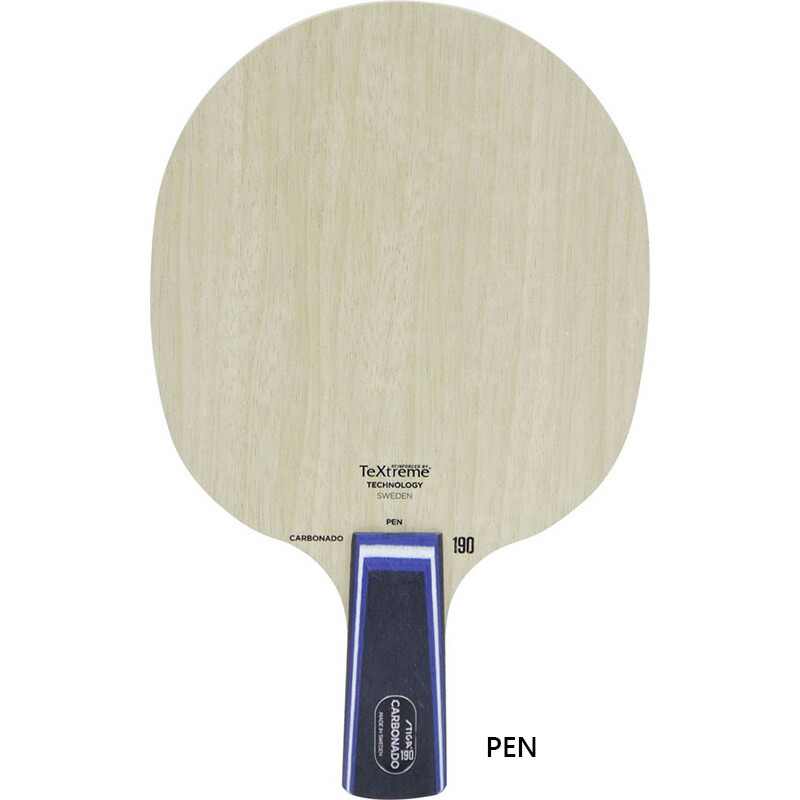 【楽天市場】スティガ メンズ レディース CARBONADO 190 カーボネード 190 PEN 卓球 アクセサリー ラケット 競技 カーボン 中国式 ペンホルダー 送料無料 STIGA