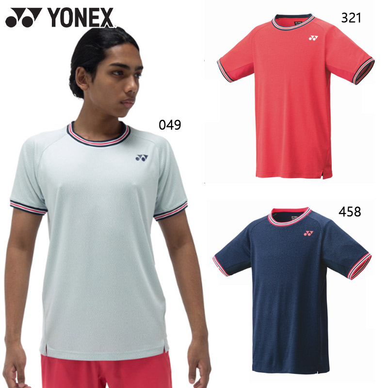 YONEX バドミントンシャツ Mサイズ 楽天市場】ヨネックス メンズ ゲームシャツ フィットスタイル