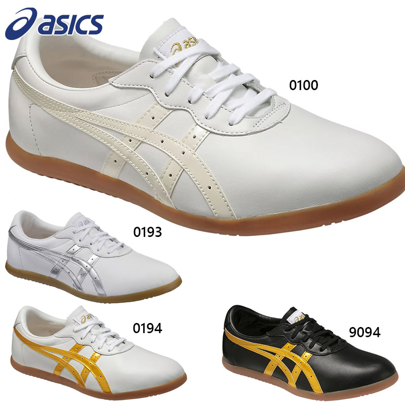 アシックス メンズ レディース ウーシュー WU スニーカー 靴 シューズ 太極拳 ホワイト 白 ブラック 黒 送料無料 asics TOW013