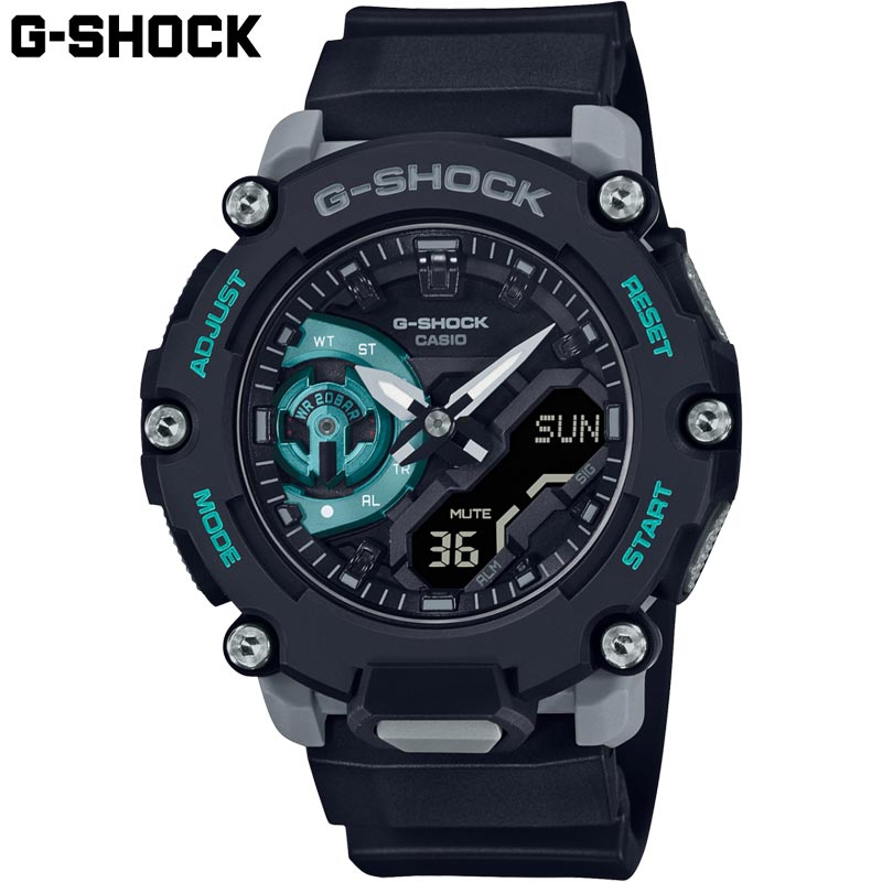 国内正規品 カシオ メンズ G-SHOCK Gショック 時計 ウォッチ 腕時計 衝撃に強い 20気圧防水 暗所で見やすい 軽量 送料無料 CASIO GA-2200M
