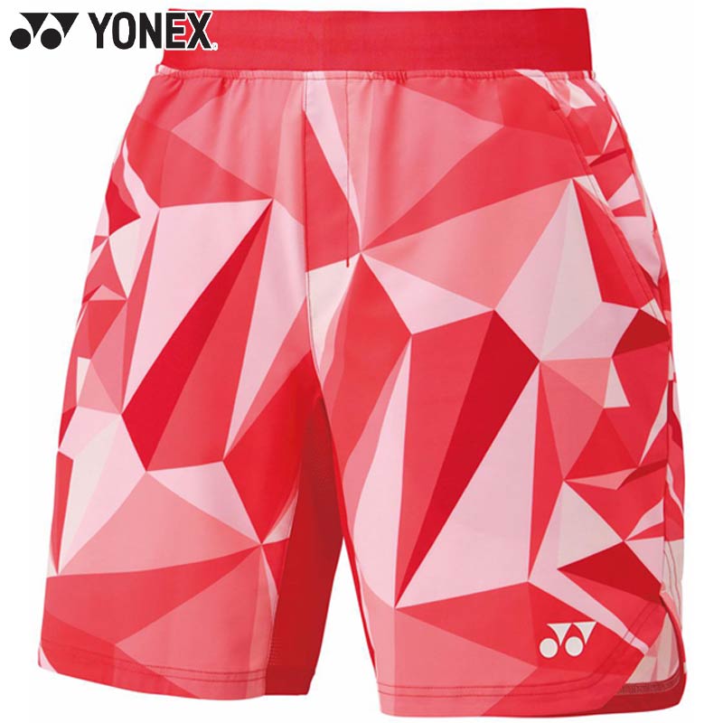 修太YONEX 幾何学模様 バドミントンパンツ XL 赤黄色 修太様専用YONEX 幾何学模様 バドミントンパンツ XL 赤黄色