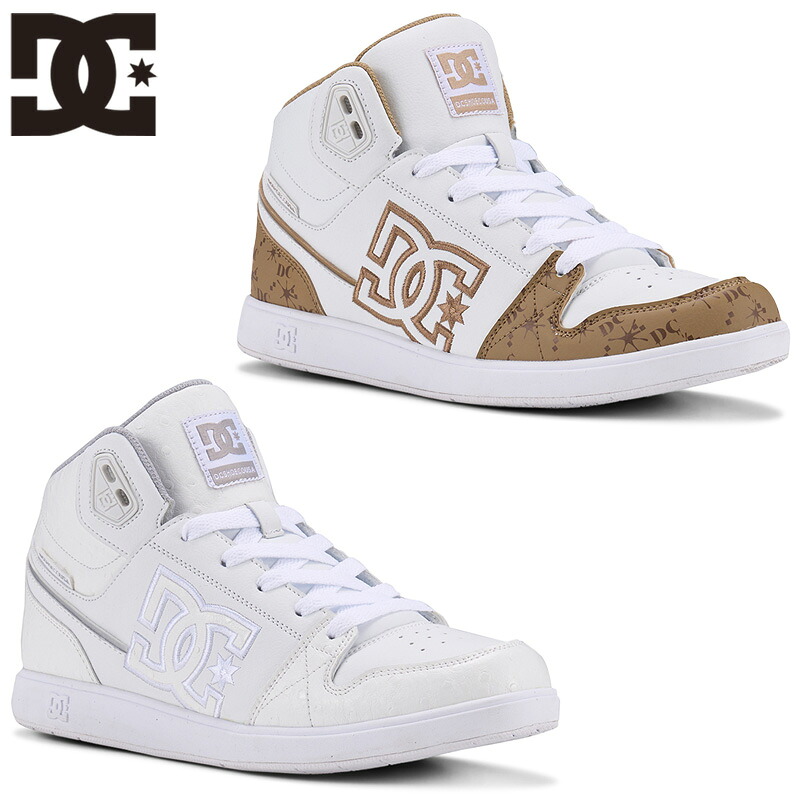 ディーシーシューズ レディース UNIVERSITY MID SE SN 真っただ中とり捨てる ミッドカット スニーカー 靴 シューズ 心地よい 分かりやすい ロゴタイプ 白いこと 白 ベージュ 貨物輸送無料 DC SHOES DW251303