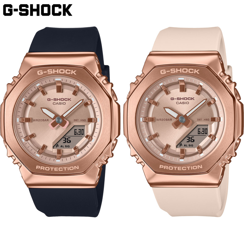 【最終値下げ】CASIO G-SHOCK GM-S2110PG ピンクゴールド G-SHOCK ミッドサイズ メタルカバード GM-S2110PG-4AJF メンズ