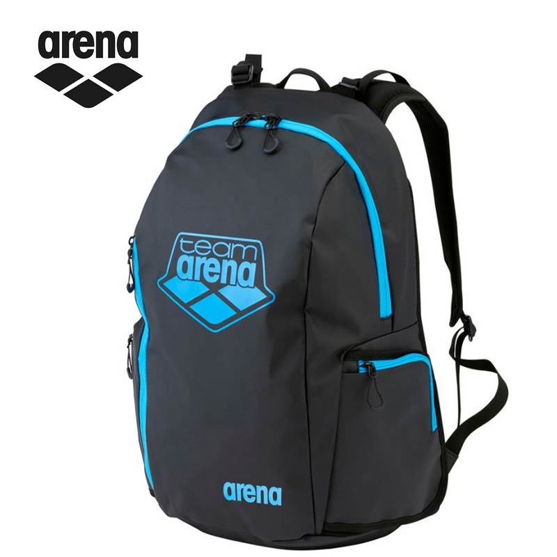 約30L アリーナ メンズ レディース team arena バックパック バッグ 鞄 水泳 リュック 撥水 運動 スポーツ ブラック 黒 送料無料 arena AS5SBP30U 8,191円