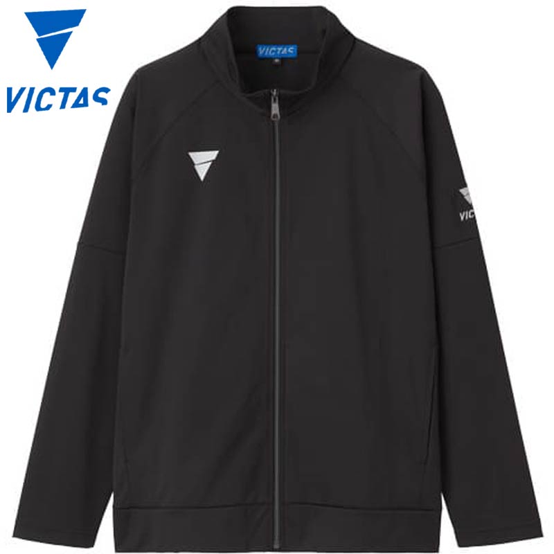 ヴィクタス メンズ レディース V-JJ509 ピンポン お召しもの 引きくらべる 形づくる トップス 長袖 吸汗速乾 伸縮 運動すること 運動競技 黒いこと 黒 貨物輸送無料 VICTAS 542501
