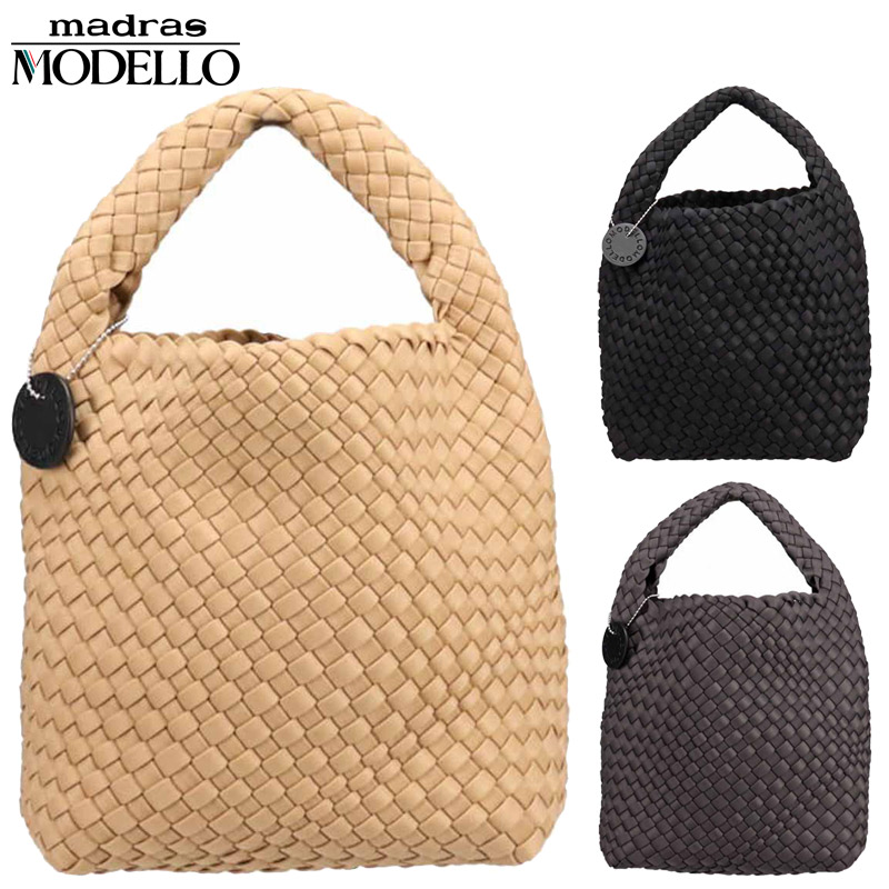 モデロ レディース メッシュバッグ バッグ 鞄 MODELLO 2way ハンド ショルダー きれいめ カジュアル シンプル 大人 小さめ ブラック 黒 グレー ベージュ 灰色 送料無料 MODELLO DMLB111